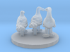 Glaucous Gull set 1:72 three different pieces 3d printed 