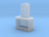 Stone Fireplace 1/76 3d printed 