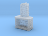 Stone Fireplace 1/35 3d printed 
