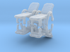 Deck Chair (x4) 1/100 3d printed 