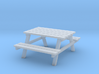 Park Picnic Bench 1/43 3d printed 