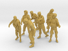 1-56 Seven Military Zombies Set1 3d printed 