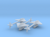 (1:144)(x3) Lippisch Gleiter Bombenflugzeuge 3d printed 