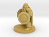 Dwarf Fighter with Two Shields 3d printed 