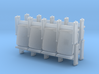 HO Scale 4 X 4 Theater Seats  3d printed 