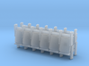 HO Scale 6 x 4 Theater Seats 3d printed 