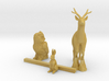 S Scale Woodland animals 3 3d printed 