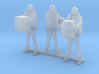S Scale Dock Workers 3d printed 