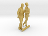 HO Scale Walking Man & Woman 3d printed 
