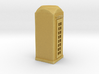 HO Scale Telephone Booth 3d printed 