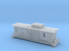 HO Scale Caboose with Interior 3d printed 