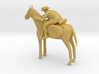 S Scale Cowboy and Horse 3d printed 