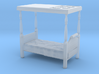O Scale Four Poster Bed 3d printed 