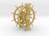 1/48 Ship's Wheel (Helm) for Ships of the Line 3d printed 