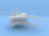 1:500 Scale Su-27S Flanker (Loaded, Gear Up) 3d printed 