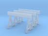 Traffic Barrier 01. 1:24 Scale 3d printed 