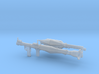 RPG launcher 1:16 scale with rockets 3d printed 