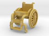 WheelChair 02. HO Scale (1:87) 3d printed 