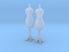 Female mannequin 01. HO Scale (1:87) 3d printed 