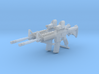 1/12th scale C8A2gun Stock Retracted (2 units) 3d printed 