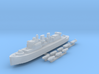 HMCS Prince Henry & landing craft 1:1800 3d printed 