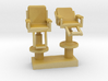 Barber Chairs HO Scale 87_1 3d printed 