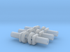 Bachmann N Scale - Chassis Fasteners & Washers x6 3d printed 