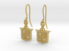 Legend of Zelda Inspired Earrings With Hooks 3d printed 