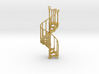 Spiral Staircase Ornament (1:48) 3d printed 
