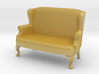 1:48 Queen Anne Wingback Settee 3d printed 