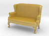 1:43 Queen Anne Wingback Settee 3d printed 