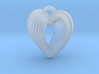 Heart Shell Pendant 3d printed 