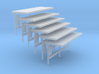 N scale Large Bus Shelter 6 pack 3d printed 
