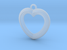 Cascading Heart Pendant 3d printed 