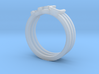 YFU Triple Wire Ring 3d printed 