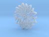 Floral Snowflake Pendant 3d printed 