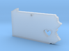 I love Pennsylvania Pendant 3d printed 