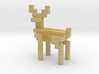 Big 8bit reindeer with sharp corners 3d printed 