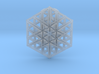 Triangular Hexagon Pendant 3d printed 
