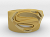 Superman Ring - Man Of Steel Ring Size US 7 3d printed 