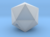 Icosahedron - small / hollow 3d printed 