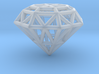 Rounded Diamond Lattice 3d printed 