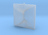  Pendant Wind Spinner 3D Square 3d printed 
