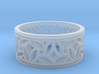 Gothic Pinwheel Tracery Ring (Open) 3d printed 