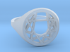 Enneagram Ring - Size 8.5 (18.54 diameter) 3d printed 