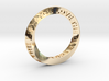 Live The Life You Love - Mobius Ring 3d printed 