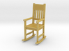 Miniature 1:48 Rocking Chair 3d printed 