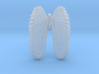 Small Angelwings Shell Pendant 3d printed 