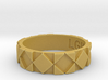 Futuristic Rhombus Ring Size 10 3d printed 