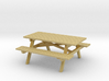 Picnic Table H0 scale (1/87) 3d printed 